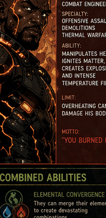 Magma portrait focus