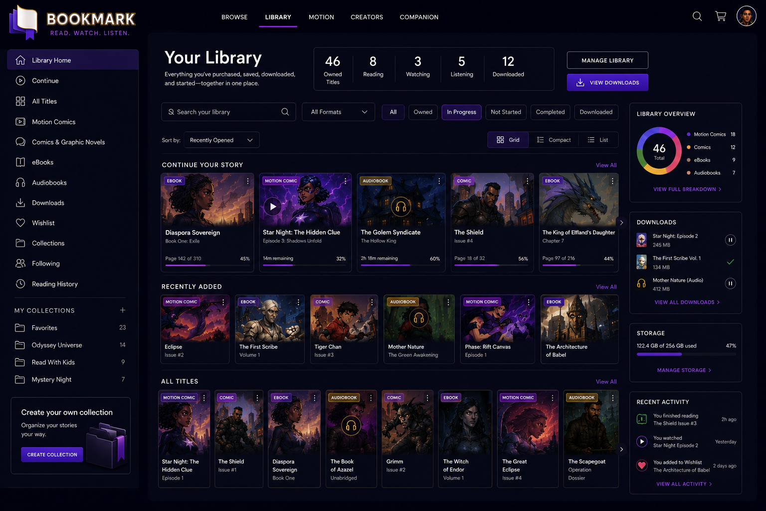 Bookmark Library