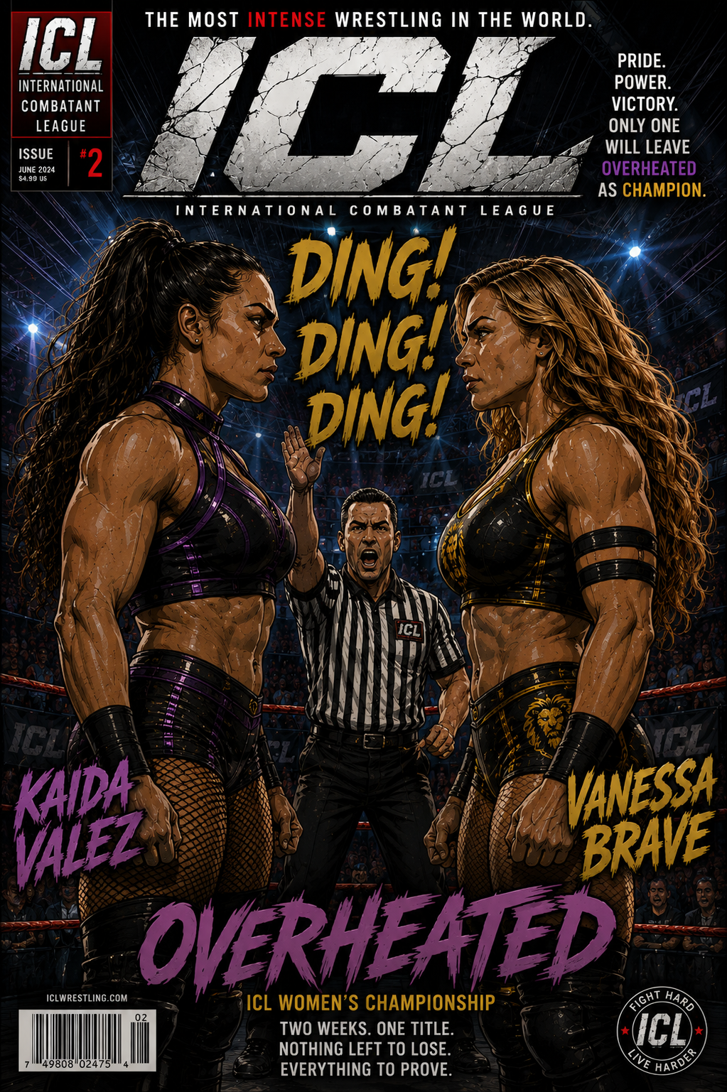 International Combatant League alternate cover