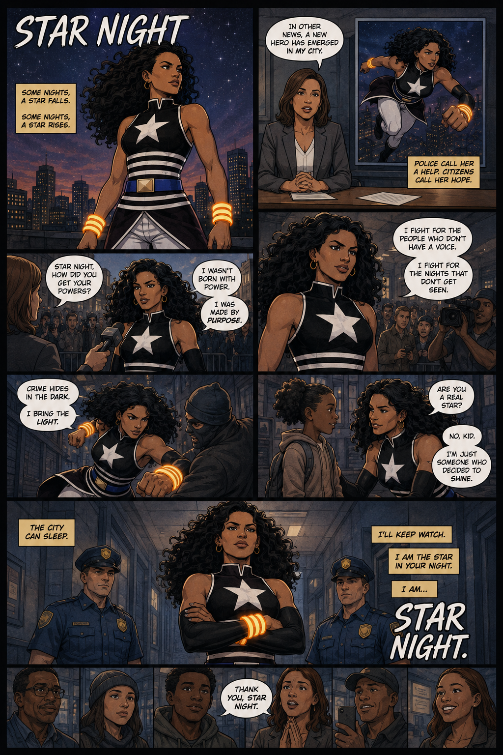 Star Night story page three